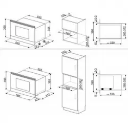 Microondas Smeg Mp422x1