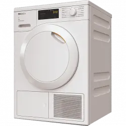 Secadora bomba de calor - Miele TCC364WP, Bajo encimera, 9 kg, 12 programas, Blanco