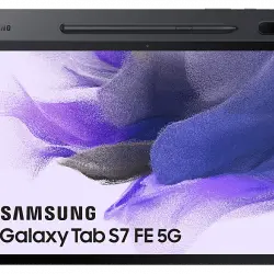 Tablet - Samsung Galaxy Tab S7 FE 5G, 64 GB, Negro, WiFi, 12.4" WQXGA, 4 GB RAM, Qualcomm SM7225-4-AB, Android