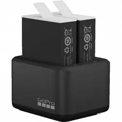 Accesorio cámara deportiva - GoPro Batería dual y Baterías Enduro para Hero 9 / 10 11, 3.7 Voltios, Black