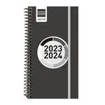 Agenda escolar 2023/2024 Finocam Espir Label E9 semana vista horizontal Negro