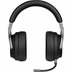 Auriculares gaming - Corsair Virtuoso Wireless, De diadema, Inalámbricos, Multiplataforma, Micrófono, Carbón