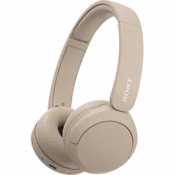 Auriculares inalámbricos - Sony WH-CH520, Bluetooth, 50 horas de autonomía, Carga rápida, 360 Audio, Conexión multipunto, Cascos estilo diadema, Beige