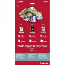 Canon Variety Pack Papel Fotográfico 20 Hojas 10x15cm