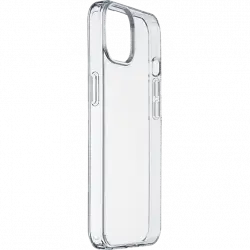 Funda - CellularLine CLEARDUOIPH14MAXT, Para Apple iPhone 14 MAX, Trasera, TPU, Transparente