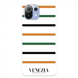 Funda del Venezia Fondo Blanco Rayas Licencia Oficial Venezia Football Club para Xiaomi Mi 11 Lite