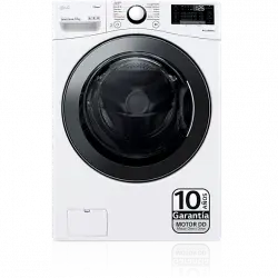 Lavadora carga frontal - LG F1P1CY2W, 17 kg, 1100 rpm, 14 Programas, Blanco