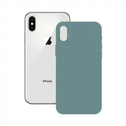 Ksix Soft Silicone Verde para iPhone X/XS