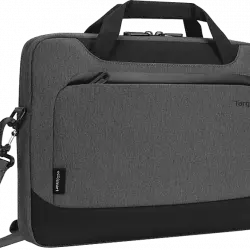 Maletín para portátil - Targus Cypress Slimcase TBS92502GL, Hasta 15.6", EcoSmart, Universal, Gris