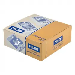 Milan Caja de 18 Gomas Miga de Pan 4018 con Dibujos en Colores Underground