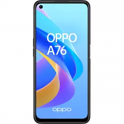 Móvil - OPPO A76, Glowing Black, 128 GB, 4 GB RAM, 6.56" HD+, Qualcomm Snapdragon™ 680, 5000 mAh, Android 11