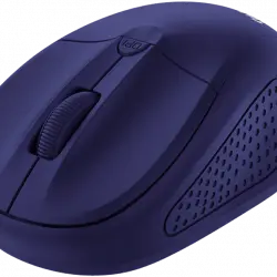 Ratón inalámbrico - Trust Primo, Wireless, 1600 ppp, USB, Sensor óptico, Azul