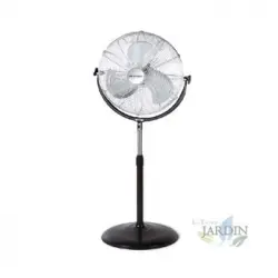 Ventilador Industrial De Pie Orbegozo, Aspas Metálicas, 3 Velocidades De Ventilación, 135w.