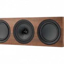 Altavoz central - KEF Q650c, 150 W, 64Hz-28KHz (± 3db), 8Ω, 87dB, Central 2.5 vías, Bass Réflex, Nuez