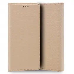 Cool Funda Flip Cover Liso Beige para Xiaomi Mi 9 Lite