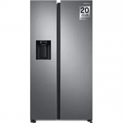 Frigorífico americano - Samsung RS68A8522S9/EF, No Frost, 178cm, 634l, Twin Cooling Plus™, Dispensador hielo & agua, Inox