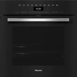 Horno a vapor - Miele DGC 7351 , Multifunción, Limpieza por vapor, 76 l, 59.5 cm, Iluminación LED, TasteControl, Negro