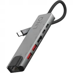 Linq 6 en 1 PRO USB-C Hub Multipuerto