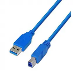 Nanocable Cable USB 3.0 Azul Tipo A a Tipo B Macho/Macho 2m