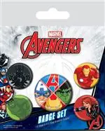 Pack de chapas Marvel Los Vengadores