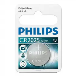 Philips Pila de Botón de Litio CR2025 3V