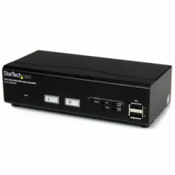 Startech.com Switch Conmutador Kvm 2 Puertos Vga Con Ddm Y Cables