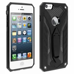 Forcell Phantom Funda Híbrida Negra para iPhone 5/5S/SE