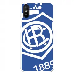 Funda Licencia Oficial Real Club Recreativo de Huelva Escudo Fondo Azul para Xiaomi Redmi 9A