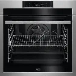 Horno - AEG BPE742380M, Multifunción, Pirolítico, 71 l, Sonda térmica, 60 cm, Inox Antihuellas