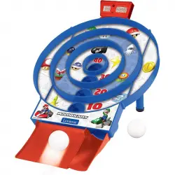 Lexibook Nintendo Mario Kart Skee Ball Juego Electrónico Tiro al Blanco Diana con Pantalla LCD y 2 Bolas