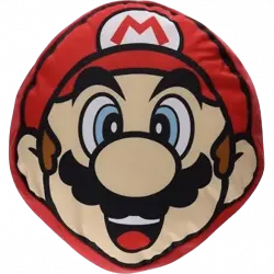 Peluche - Sherwood Super Mario Face, 28 cm, Rojo