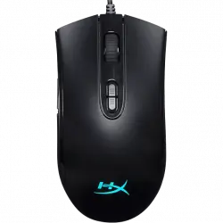 Ratón gaming - HyperX Gaming Pulsefire Core, Por cable, 6200 ppp, 7 Teclas Programables, USB 2.0, Negro