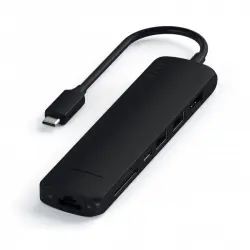 Satechi ST-UCSMA3K Hub Adaptador USB-C Multipuertos Negro