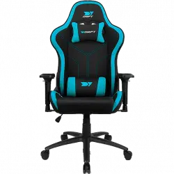 Silla gaming - Drift DR110, Tela, Reposabrazos 4D, Alta transpiración, Hasta 150 kg, Azul