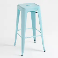 Taburetes Altos - Taburete Torix Alto - Azul Cielo