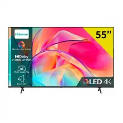 Televisor Smart Tv Hisense 55e7kq 55'' 4k Uhd Qled Vidaa 6 F Negro