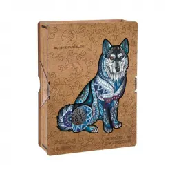 Active Puzzles Husky Dog Puzzle De Madera
