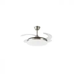 Akunadecor - Ventilador De Techo Metal Niquel Isabella