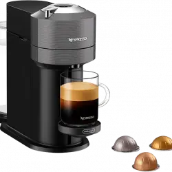 Cafetera de cápsulas - Nespresso De'Longhi Vertuo Next ENV120.GY, 1.1 l, 1500 W, Gris