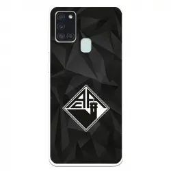 Funda Para Samsung Galaxy A21s Del Académica De Coimbra Escudo Fondo Negro - Licencia Oficial Académica De Coimbra