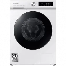 Lavadora carga frontal - Samsung BESPOKE WW11BB744DGWS3, 11 kg, 1400 rpm, Ecobubble™, Auto-dosificación, WiFi, Blanco