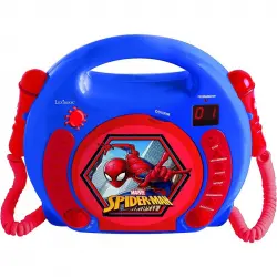 Lexibook Spider Man Reproductor CD Portátil con 2 Micrófonos