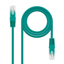 Nanocable Cable de Red RJ45 Cat.6 UTP AWG24 0.3m Verde