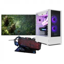 PC Racing Gaming Intel Core i5-12400F/16GB/1TB + 256GB SSD/GTX 1650 + Monitor 24" FullHD + Combo Gaming