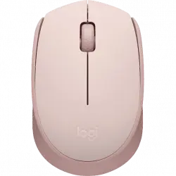 Ratón inalámbrico - Logitech M171, 1000 ppp, Ambidiestro, USB, Rosa