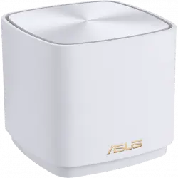 Router WiFi - ASUS XD4 PLUS W-1-PK, 1.8 Gbit/s, 6, Hasta 446 m², MU-MIMO, Blanco