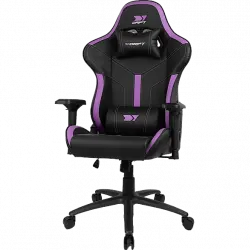 Silla gaming - Drift DR350, Polipiel, Reposabrazos 4D, Ruedas silenciosas, Inclinación, Violeta