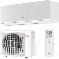 Aire acondicionado - Fujitsu ASY35-KMCC, Split 1x1, 2920 fg/h, WiFi, Inverter, Bomba de calor, Blanco