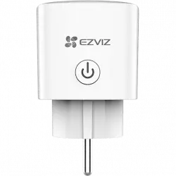 Enchufe inteligente - Ezviz T30-10A-EU, 2300 W, Amazon Alexa, Google Assistant, Wi-Fi, Blanco