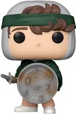 Figura Funko Stranger Things Dustin Henderson con escudo 10cm